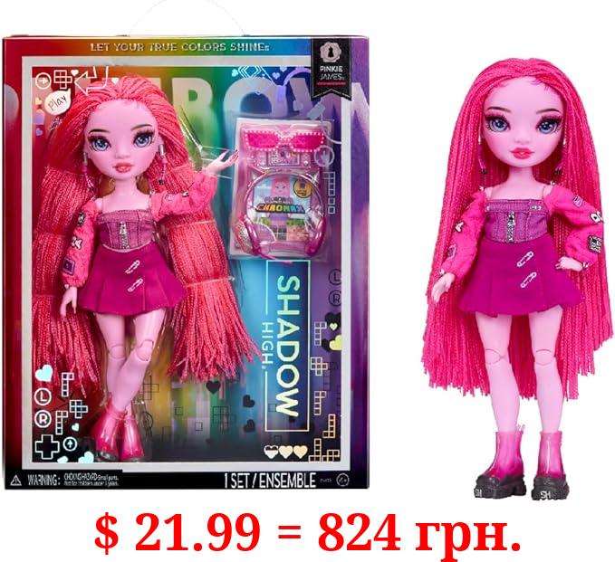 Rainbow High Shadow High Pinkie - Pink Fashion Doll. Fashionable Outfit & 10+ Colorful Play Accessories. Great Gift for Kids 4-12 Years Old & Collectors
