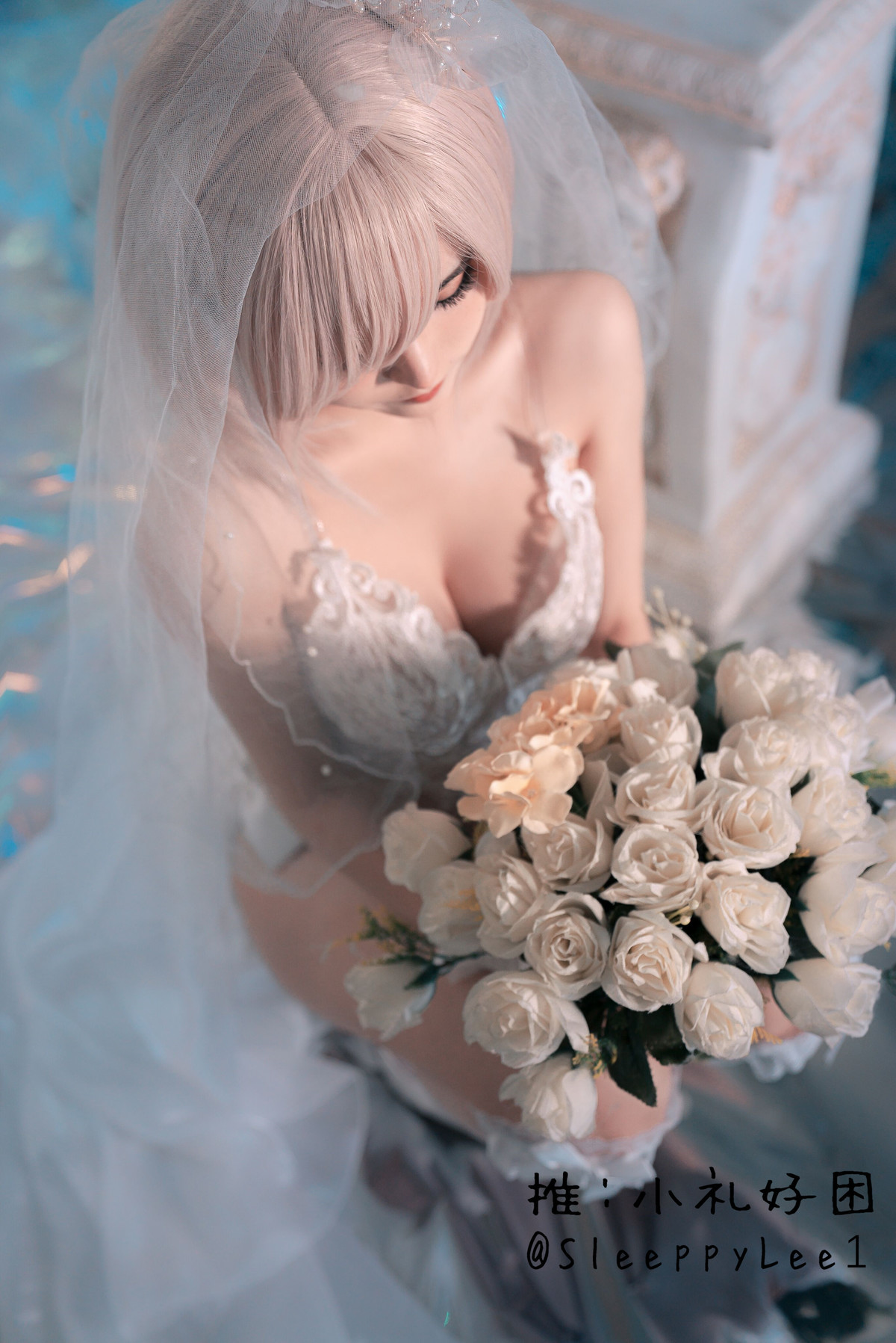 Cosplay 小礼好困 玛修 礼服 13
