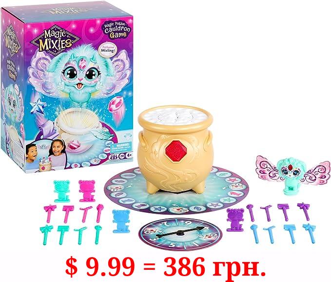 Magic Mixies Magic Potion Cauldron Game. Place The Magic Ingredients Into The Cauldron and Make The Exclusive Mixling Leap Up and Out to Win