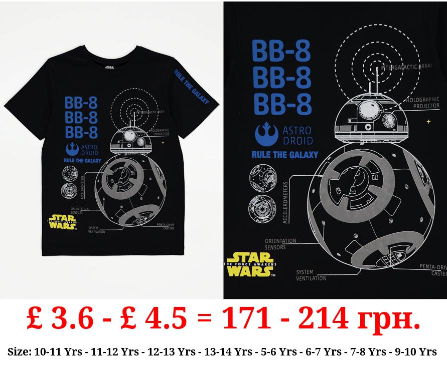 Disney Star Wars Black Graphic T-Shirt