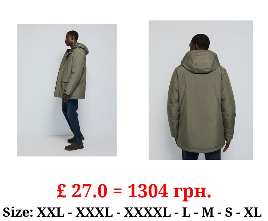 Khaki Parka Coat
