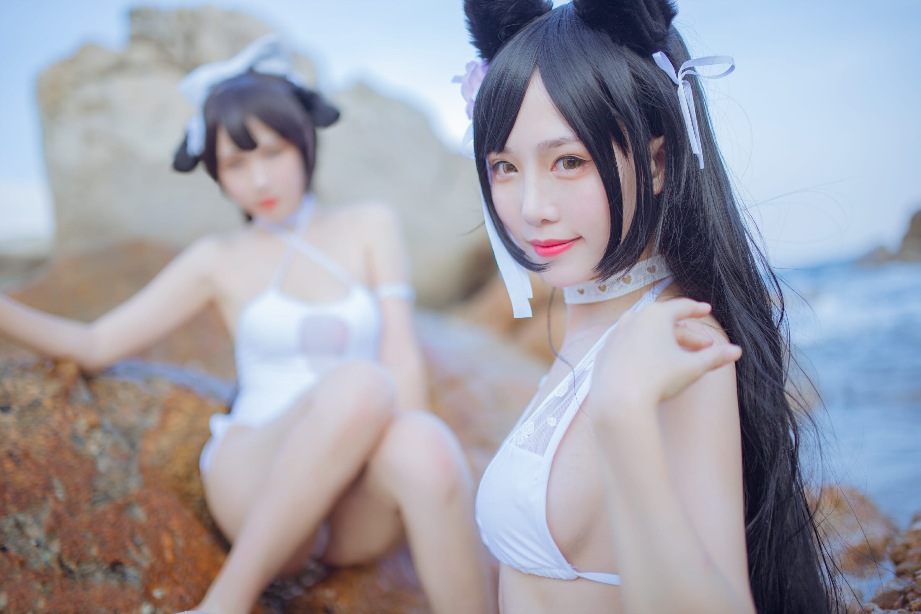 抖娘利世-碧蓝航线高雄 爱宕泳装[41P] 5