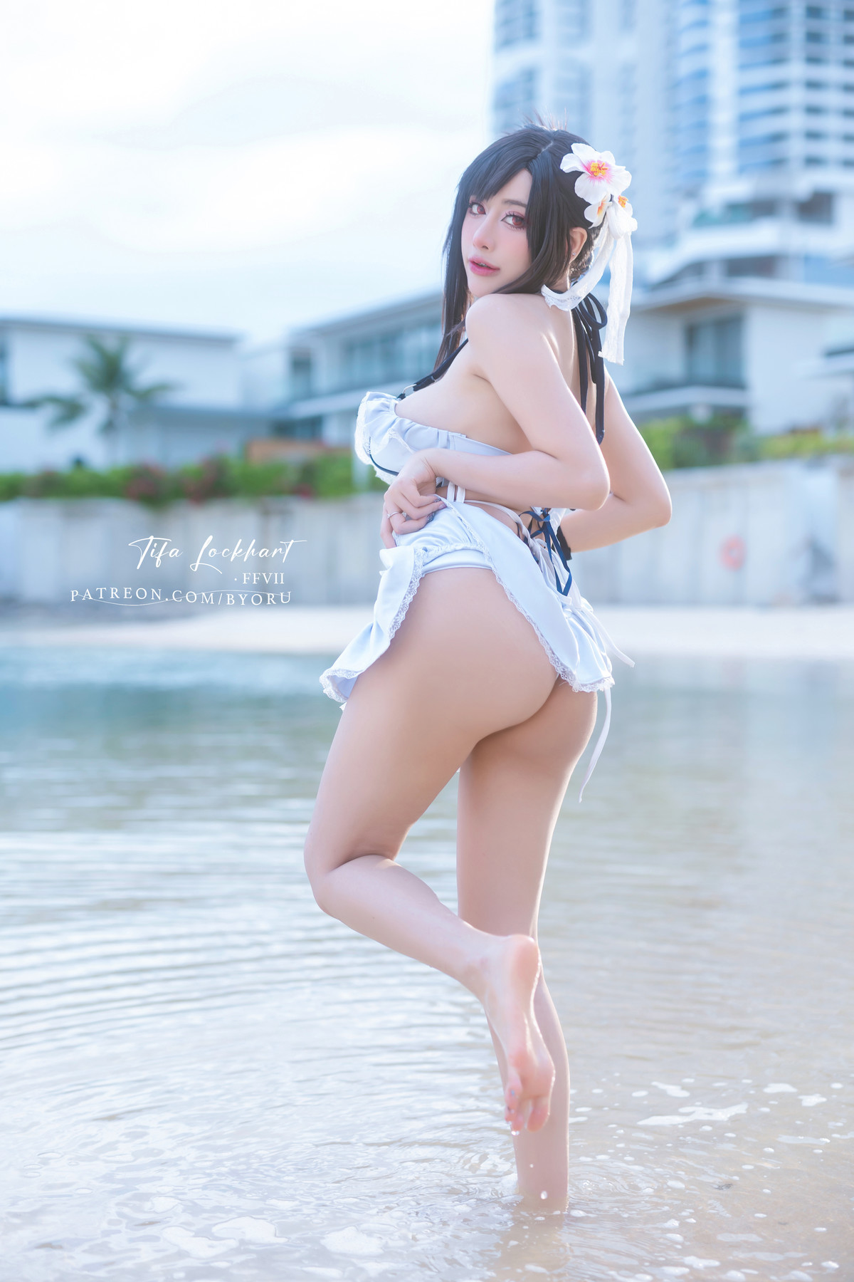 Cosplay 日本性感萝莉Byoru Tifa FF7r Bikini 9