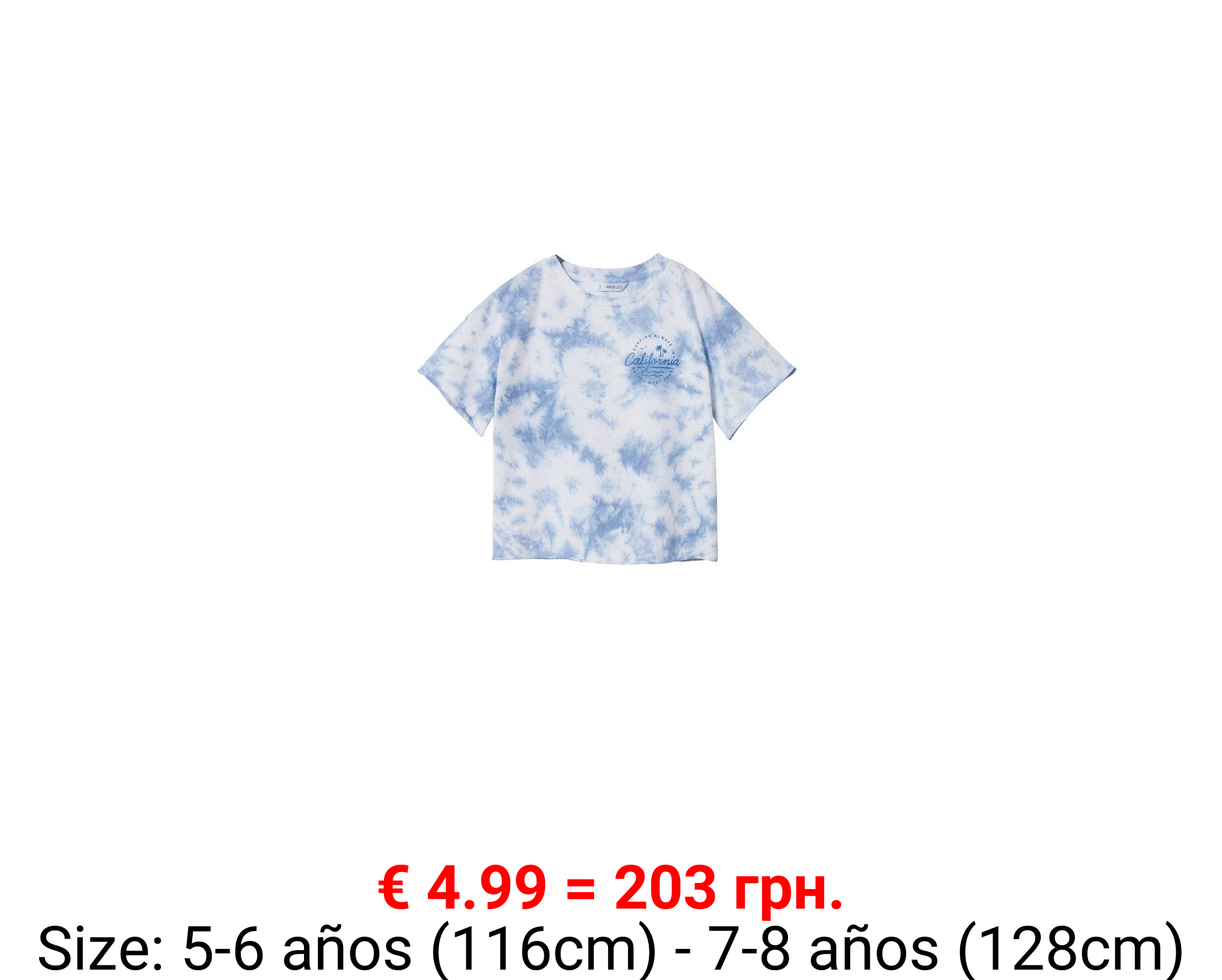 Camiseta tie-dye