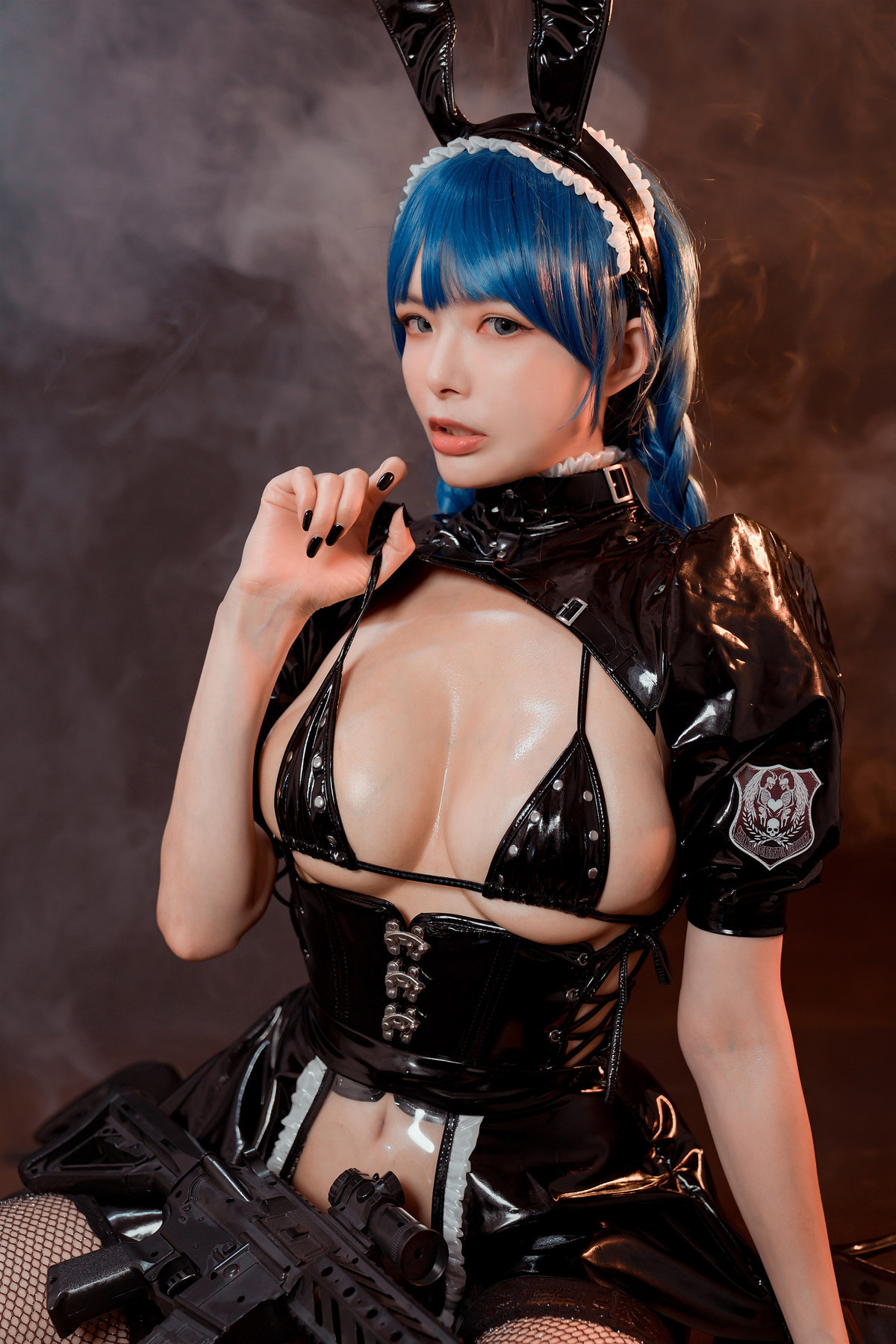 Cosplay 秋和柯基 夏小秋秋秋 武装女仆 25