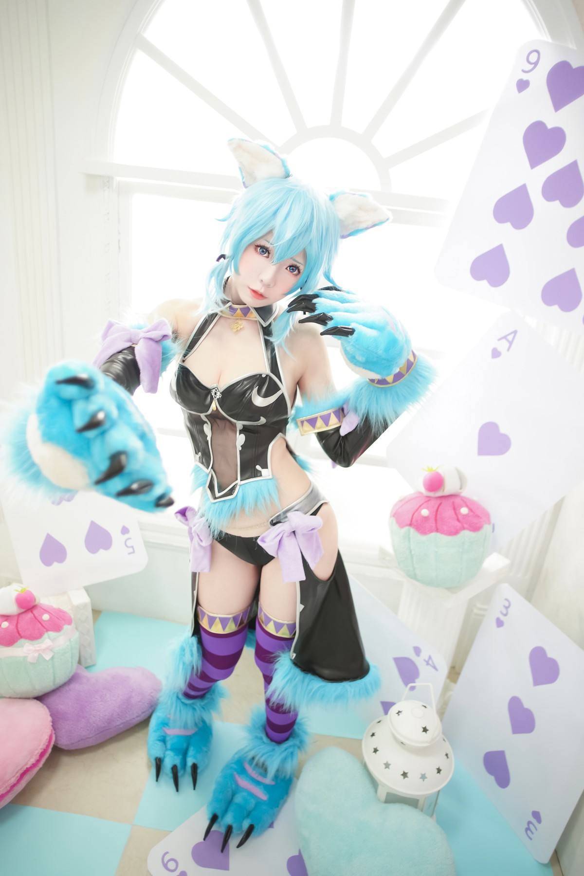 Cosplay ElyEE子 诗乃扑克猫 14