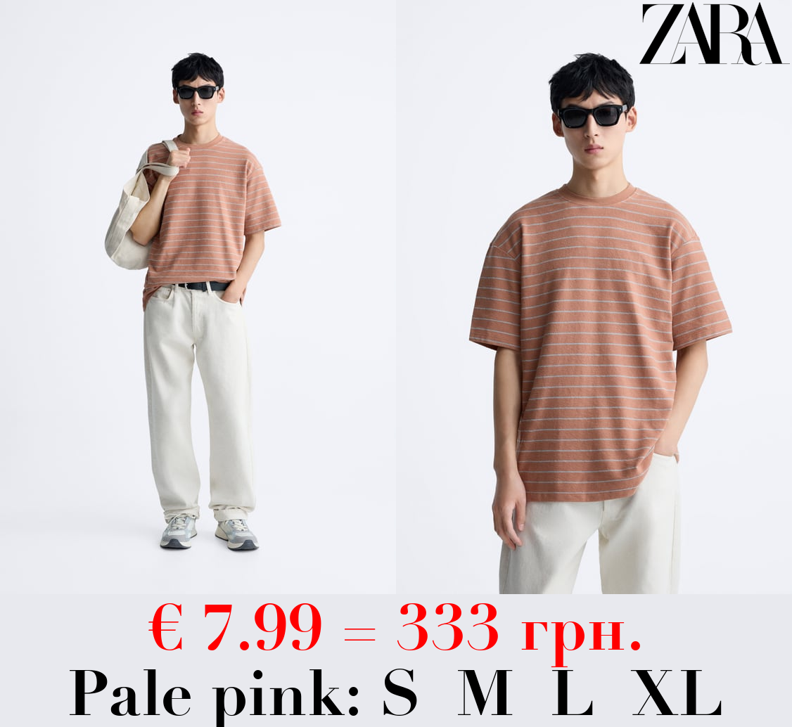 TEXTURED STRIPED TOP