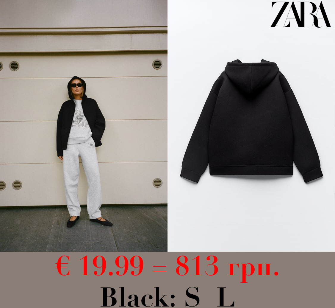 SOFT NEOPRENE-EFFECT BOMBER JACKET