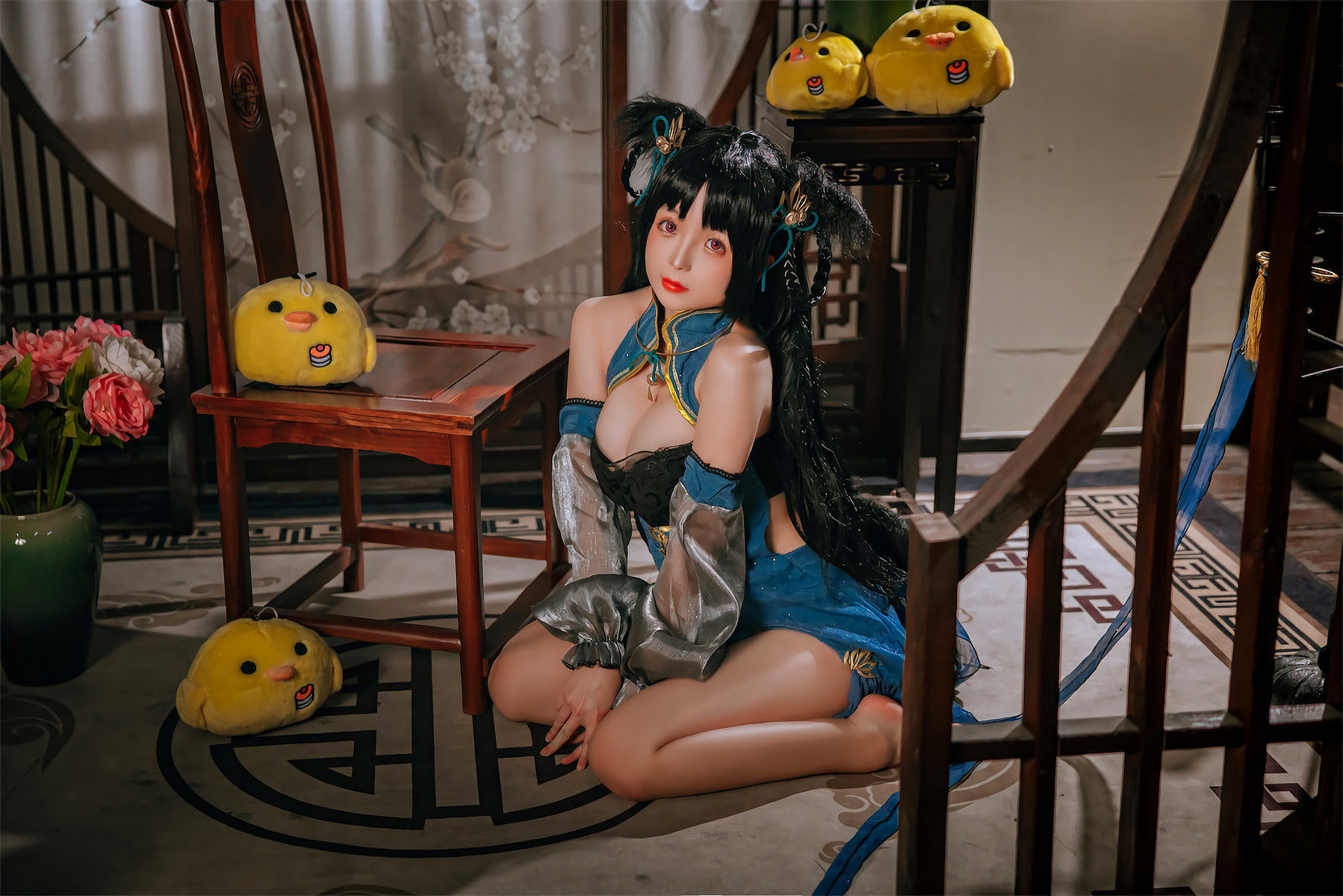 Cosplay Rinaijiao日奈娇 碧蓝航线 大潮旗袍 10