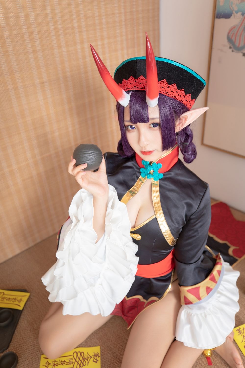 神乐坂真冬-《果実の酒気》酒吞cos[150P3V] 77
