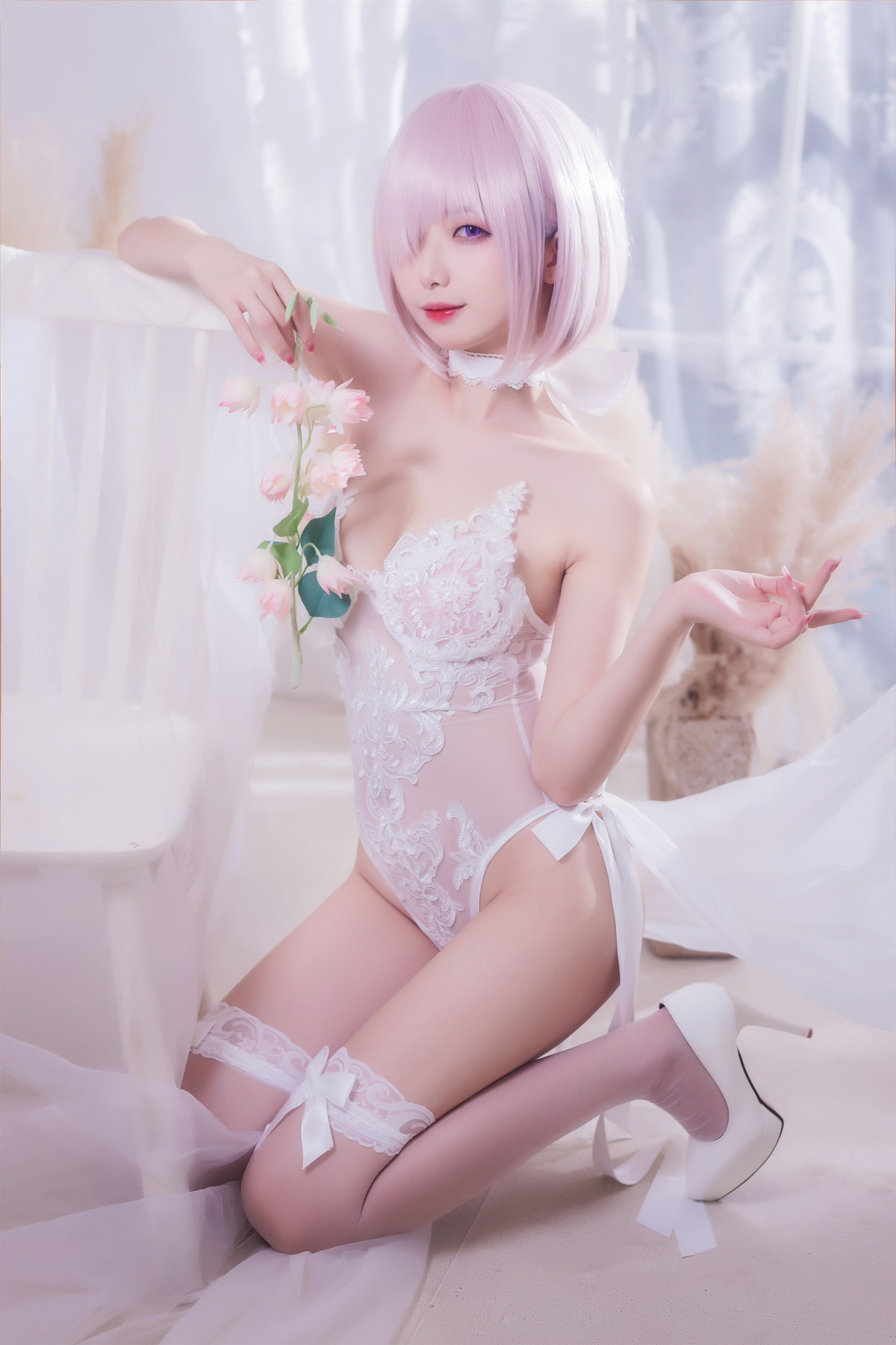Cosplay 封疆疆v 婚纱玛修 27