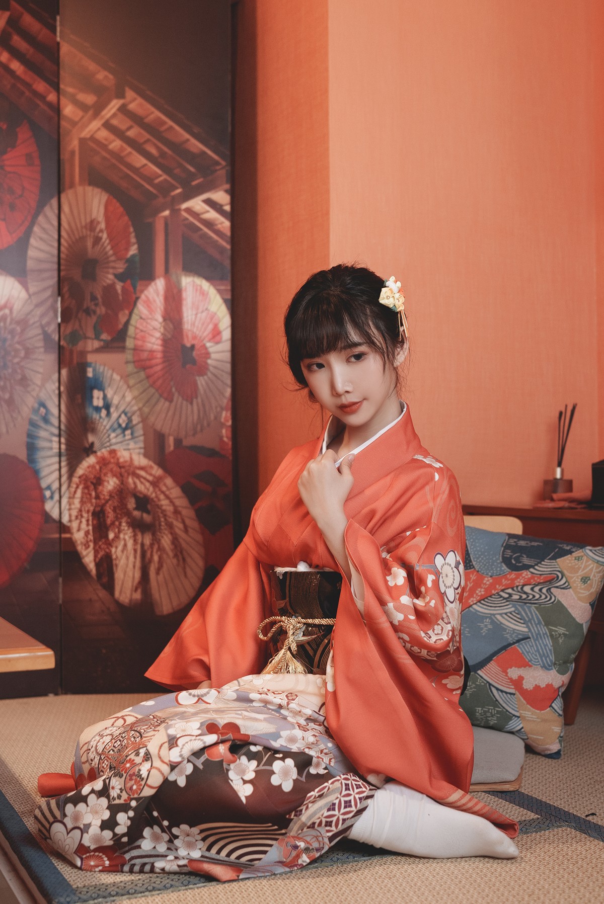 Cosplay 面饼仙儿 饼子和服内景 5