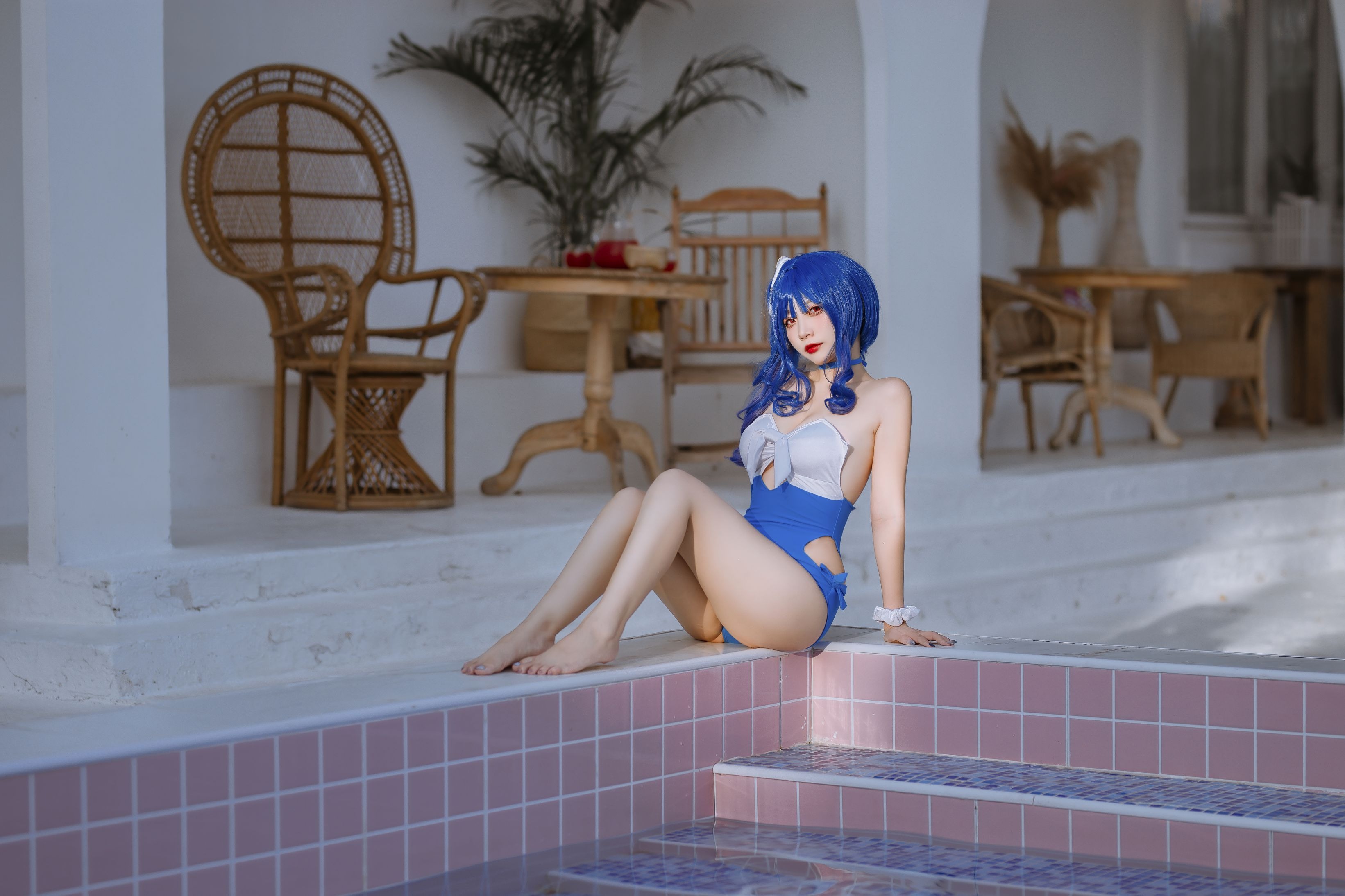 二佐Nisa 碧蓝圣路易斯泳装 [26P-267MB] 14