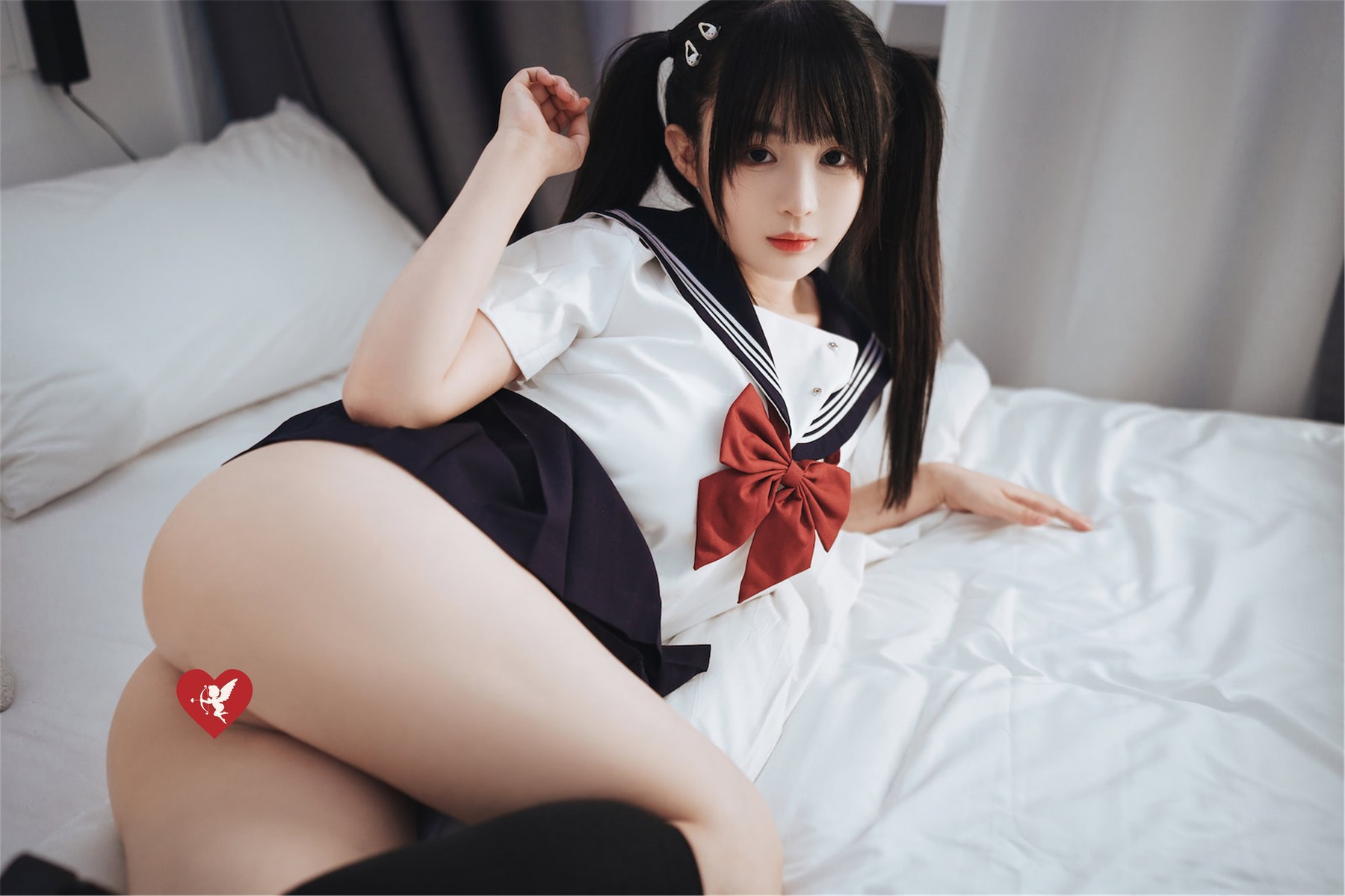 Cosplay 桜井宁宁 双马尾JK 31