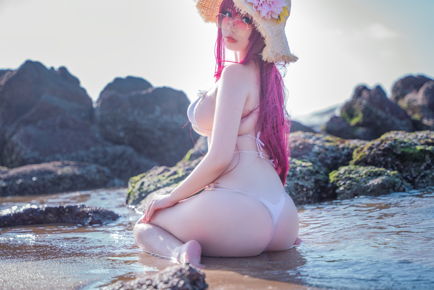 Ganlory 啊日日 Cosplay 絮库夫泳装 27