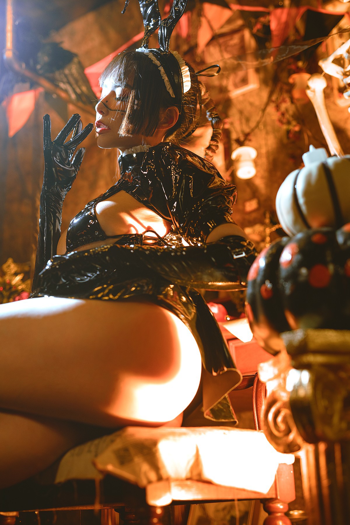 夏小秋秋秋 Cosplay 万圣节狂欢 2