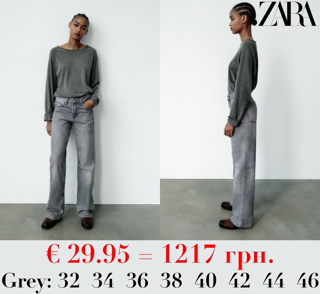 TRF WIDE-LEG MID-RISE FULL LENGTH JEANS