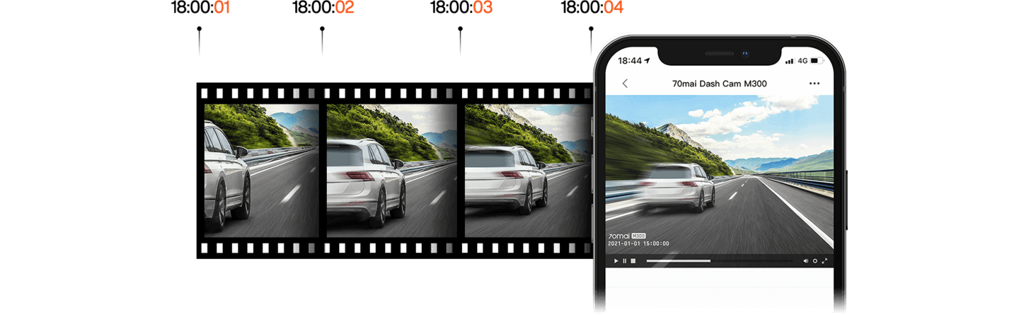 Видеорегистратор Xiaomi 70mai Car Camera M300 фото