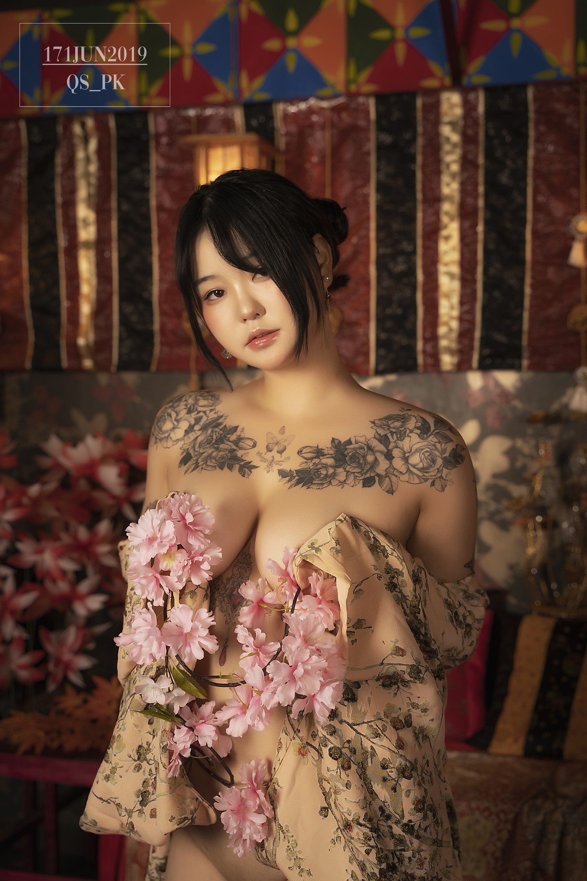 Jeon BoYeon 전보연, [SAINT Photolife] BoYeon Yukata Set.01 26