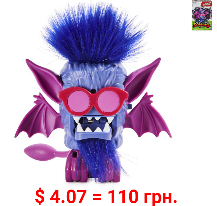 Scritterz, Battyz Interactive Collectible Jungle Creature Toy with Sounds and Movement, for Kids Aged 5 and up