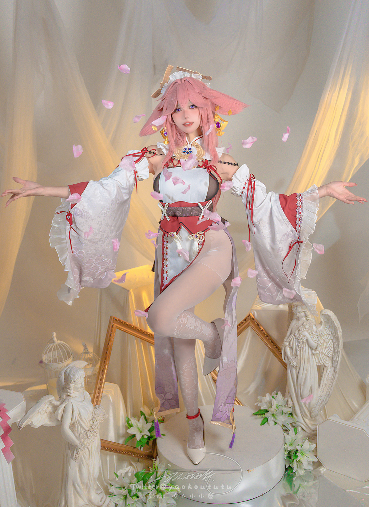 Cosplay 黏黏团子兔 春江水暖 神子贺岁 Set.01 1