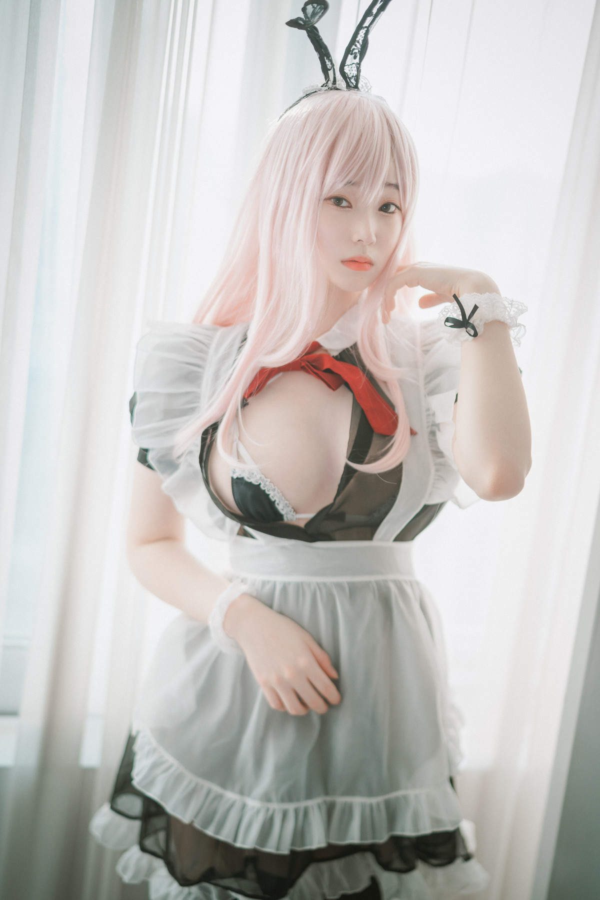 Bambi 밤비, [DJAWA] Sheer Bunny Maid 26
