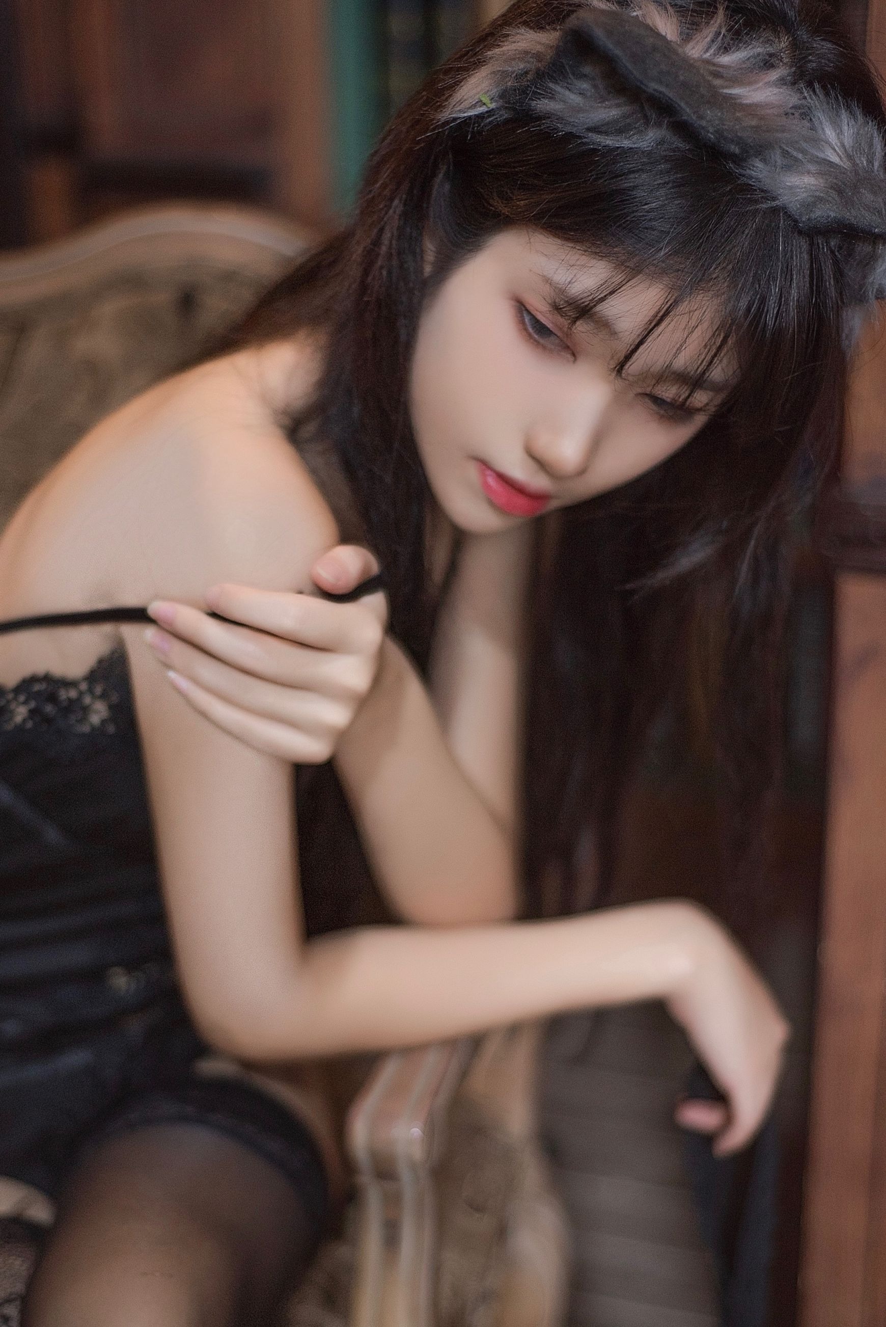 南桃Momoko - 黑内衣福利向 15