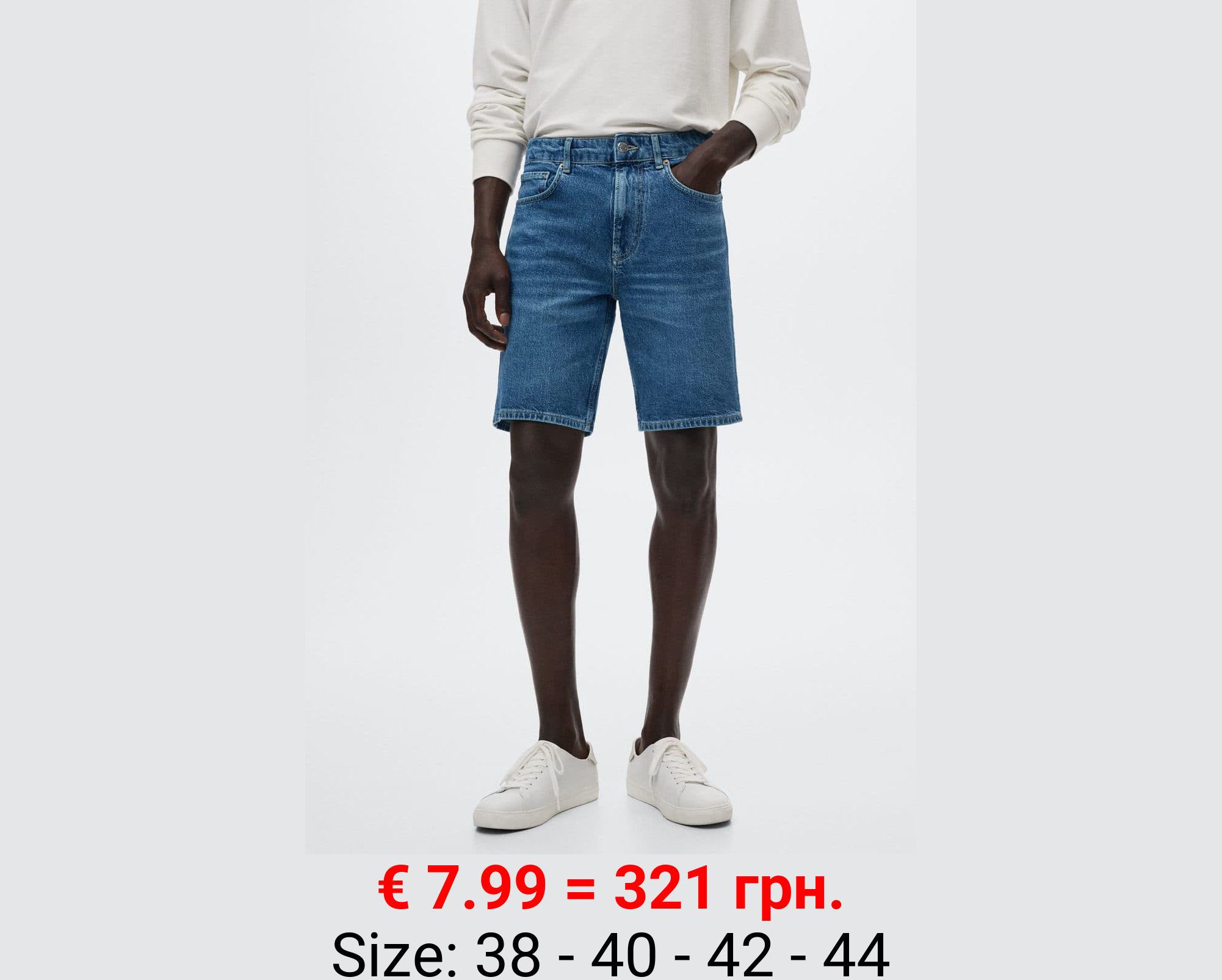 Bermudas vaqueras regular fit