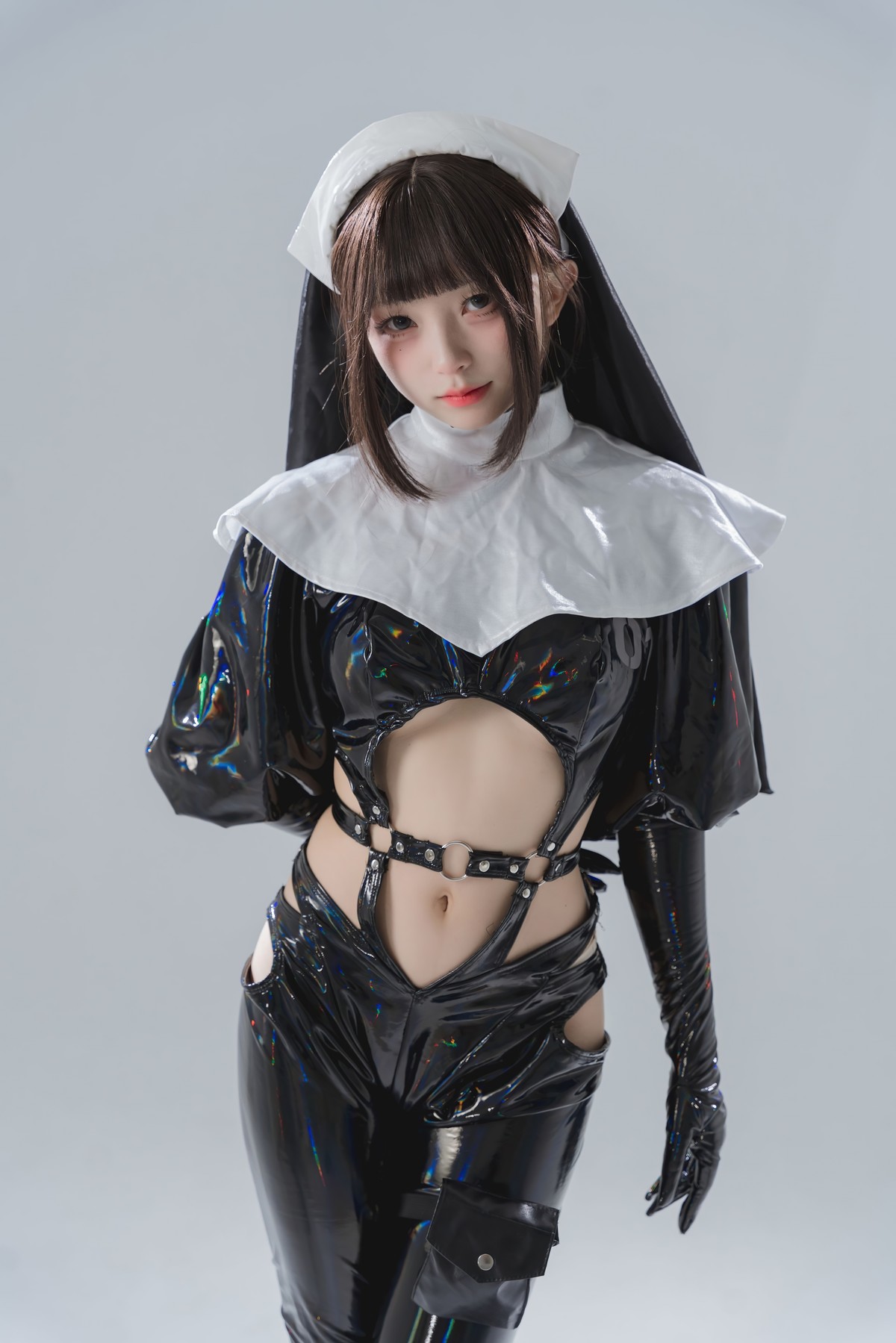 Cosplay 花铃 漆皮修女 20