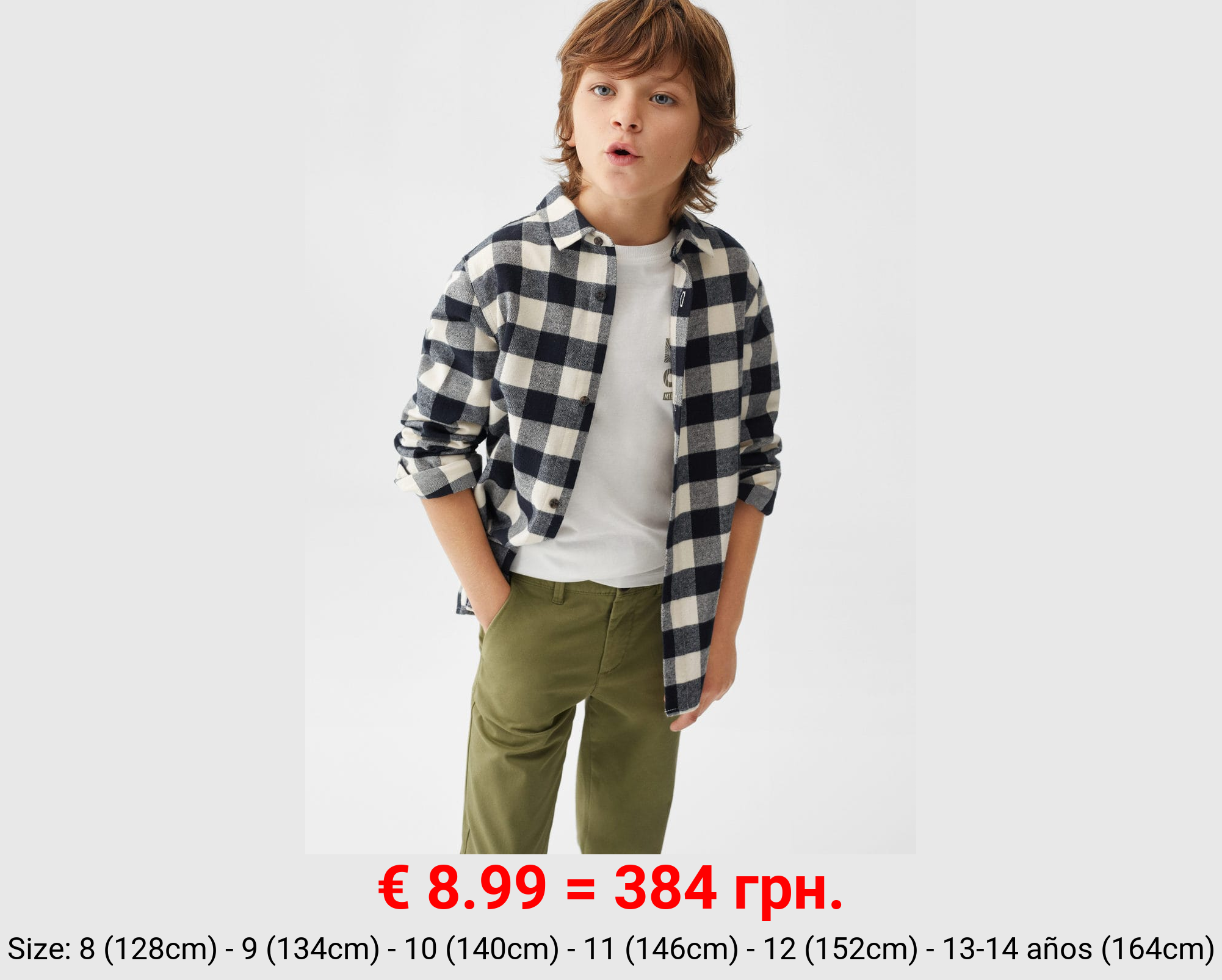 Pantalón chino algodón 