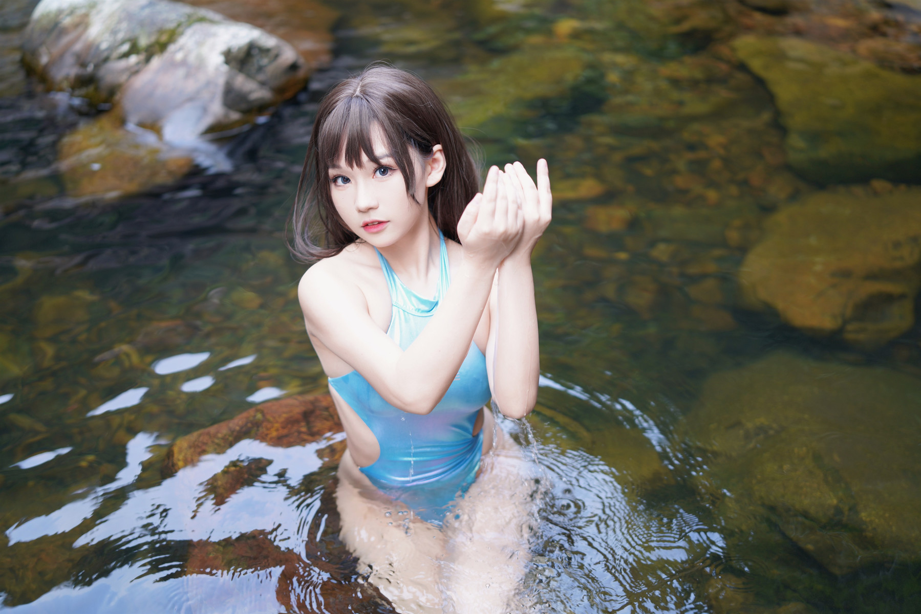 Cosplay 七七娜娜子 竞泳 15
