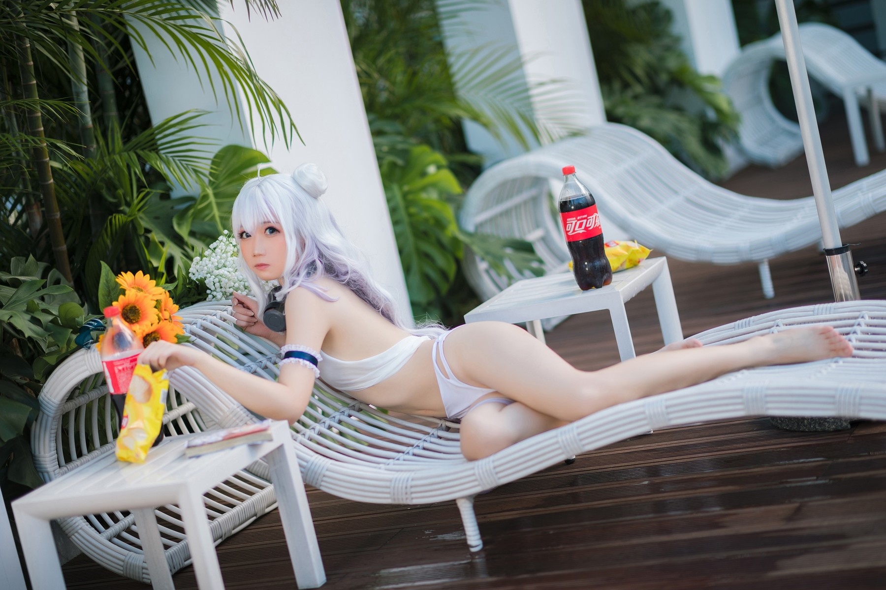 Cosplay 焖焖碳 恶毒泳衣 Vicious Swimsuit 25