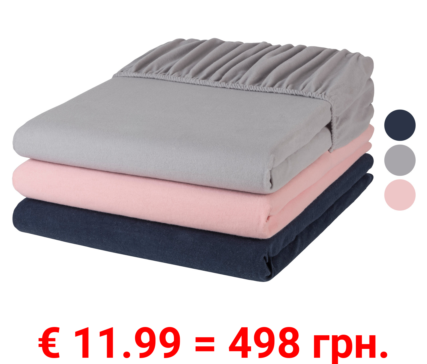 LIVARNO home Feinbiber Spannbettlaken, 180-200 x 200 cm