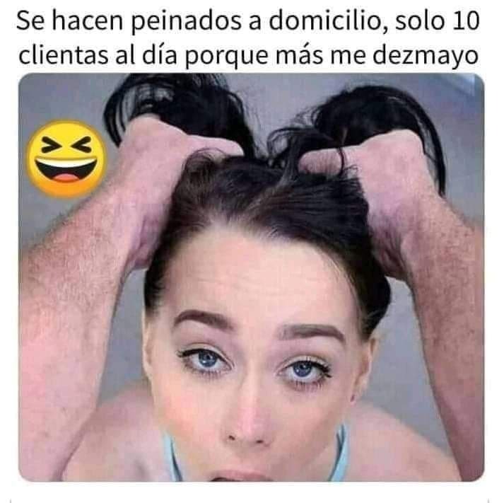 Se hacen peinados a domicilio