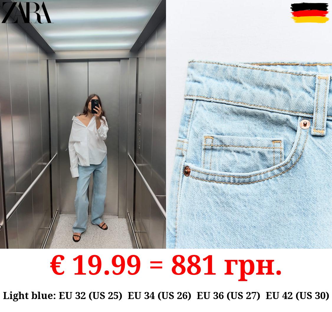 Z1975 STRAIGHT-FIT HIGH-WAIST FULL LENGTH JEANS