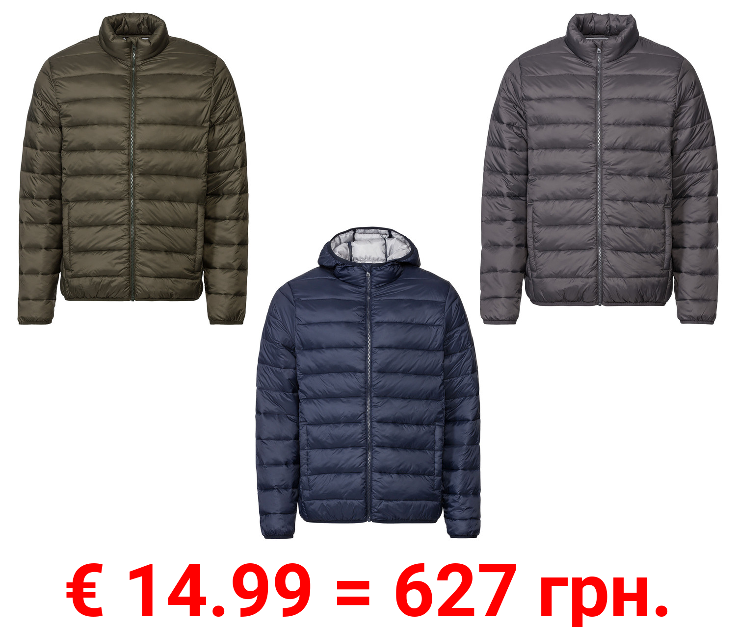 LIVERGY® Herren Steppjacke, windabweisend