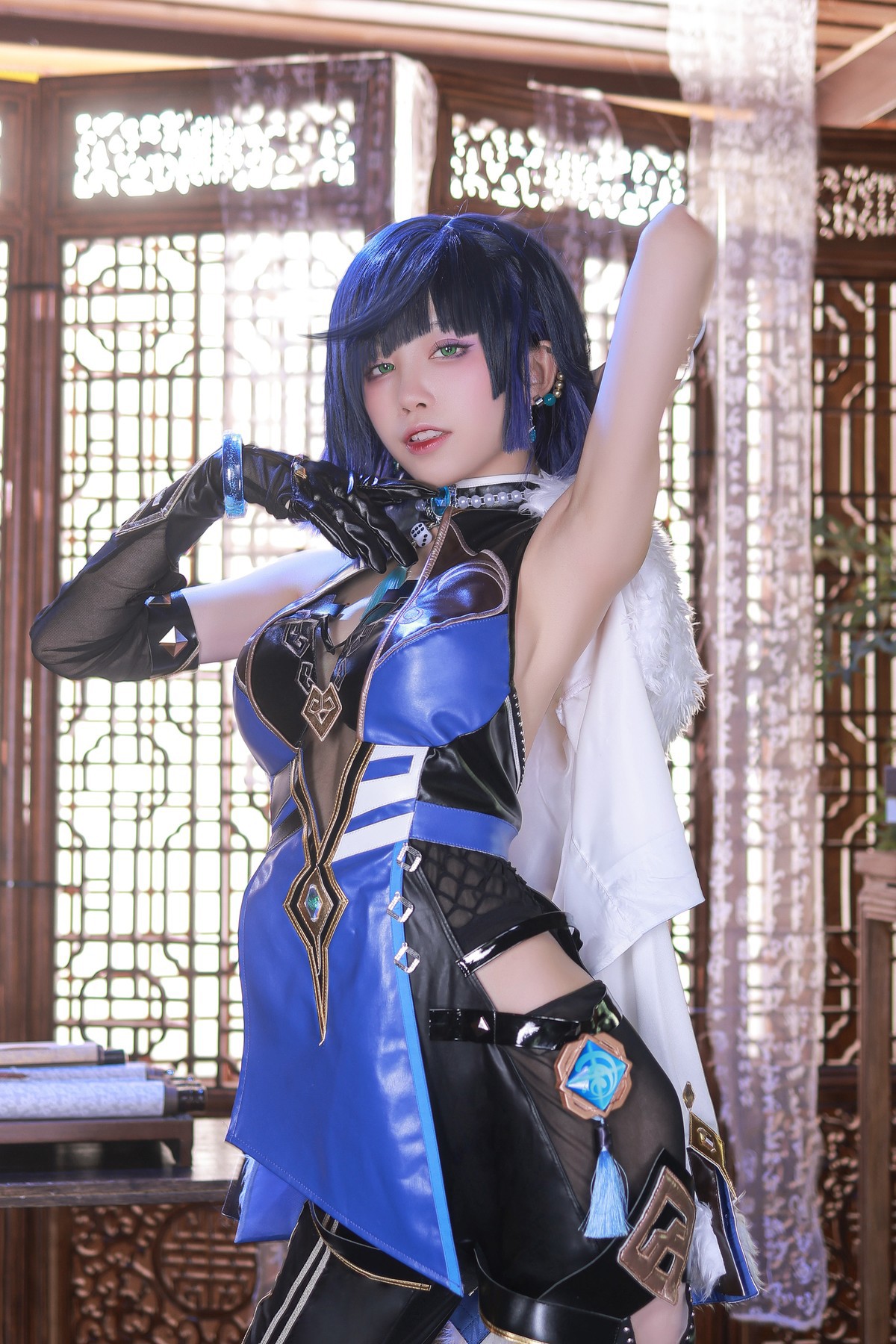 水淼aqua Cosplay 夜兰 Yelan 1