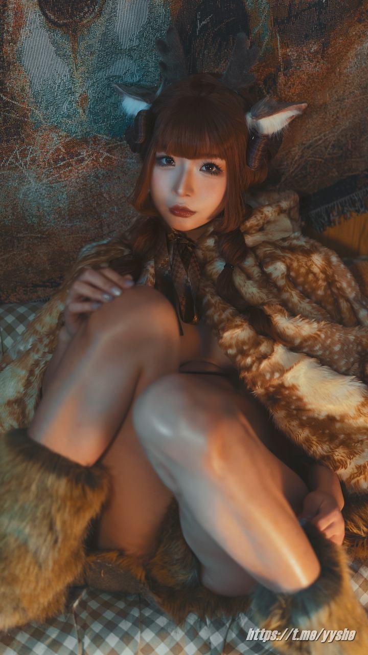 yuuhui玉汇 - 圣诞麋鹿兽耳 [110P+1V] 8
