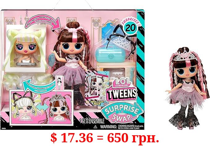 L.O.L. Surprise! Tweens Surprise Swap Bronze-2-Blonde Billie Fashion Doll with 20+ Surprises Including Styling Head and Fabulous Fashions and Accessories – Great Gift for Kids Ages 4+