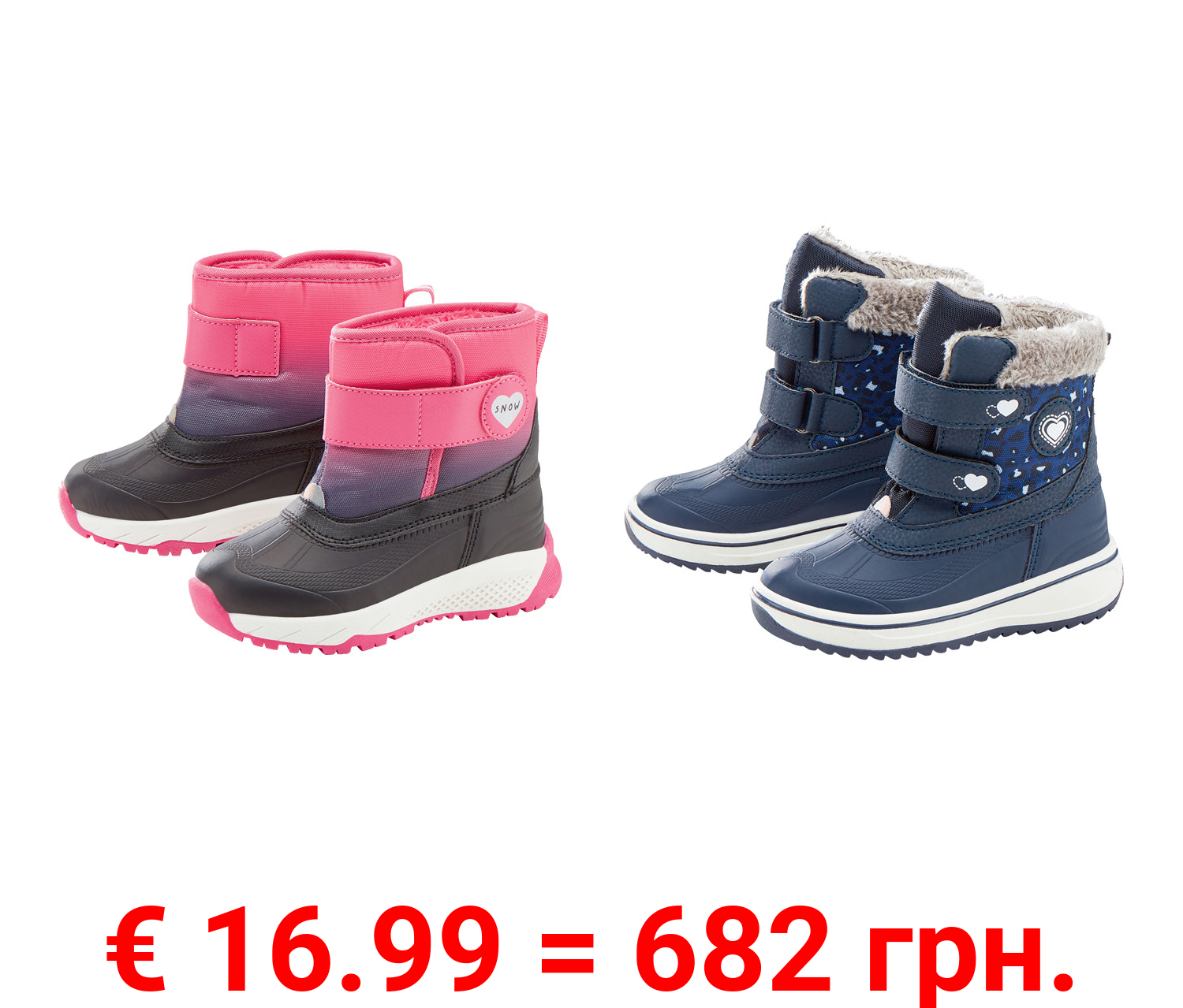 lupilu® Kleinkinder Mädchen Winterstiefel, wärmend