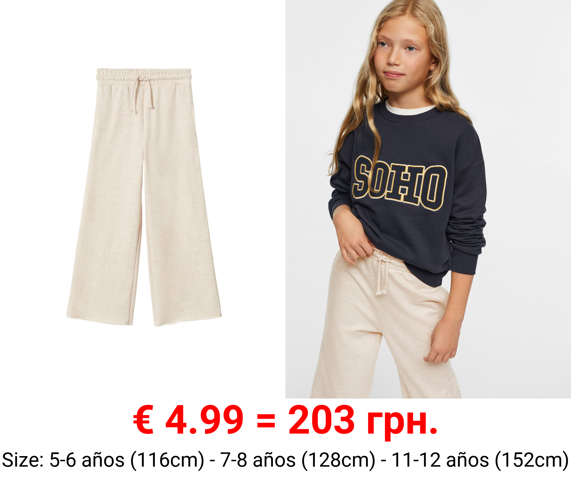 pantalón jogger culotte