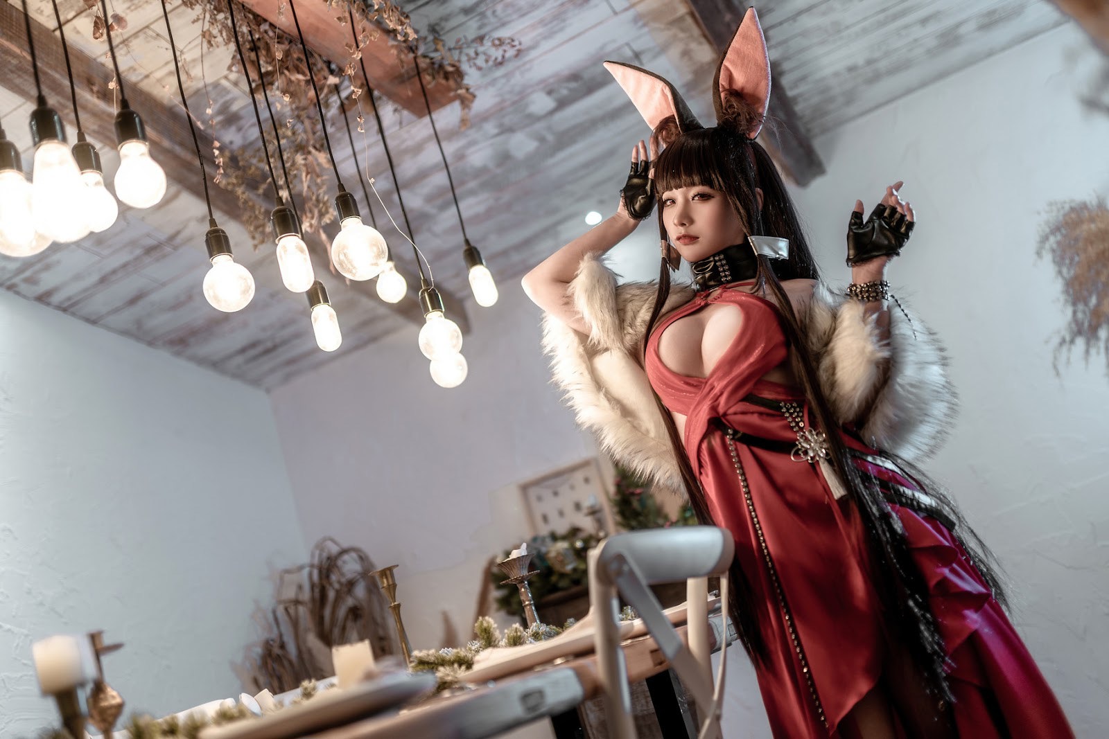 Cosplay 蠢沫沫 Chunmomo 碧蓝航线 赤城 24
