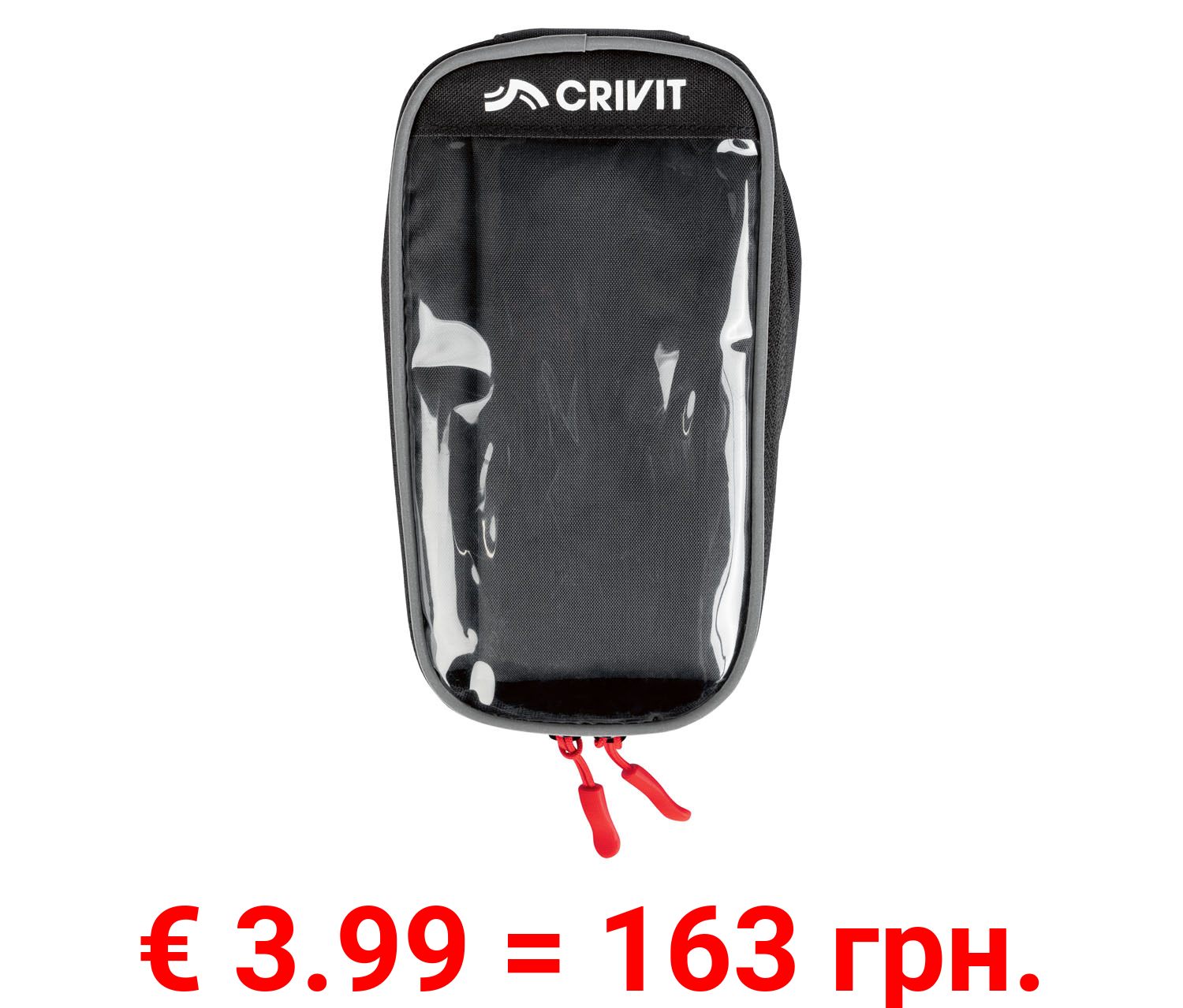 crivit Fahrrad-Smartphonetasche, mit Fenster zur Bedienung