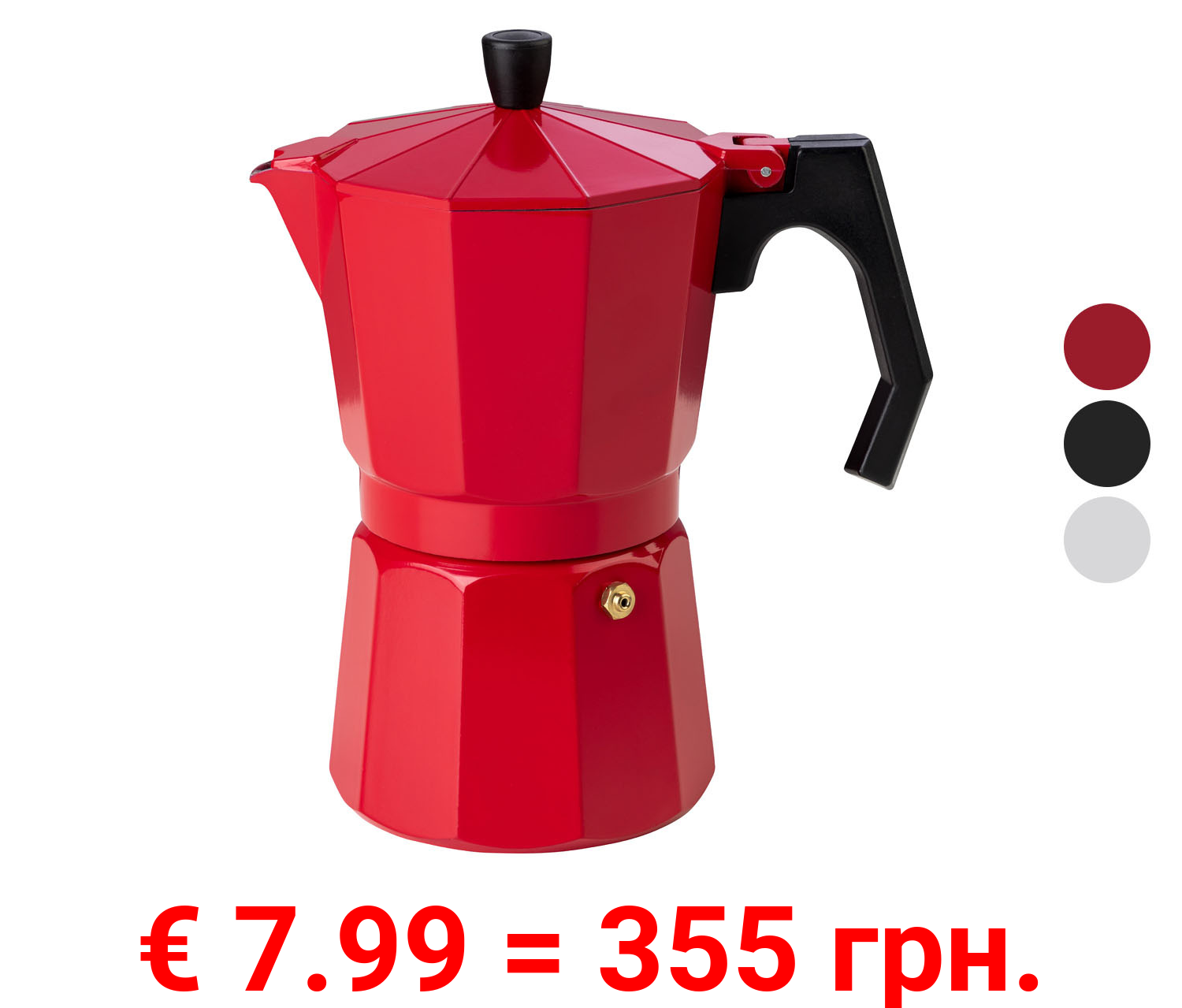 ERNESTO® Espressokocher, bis zu 9 Tassen