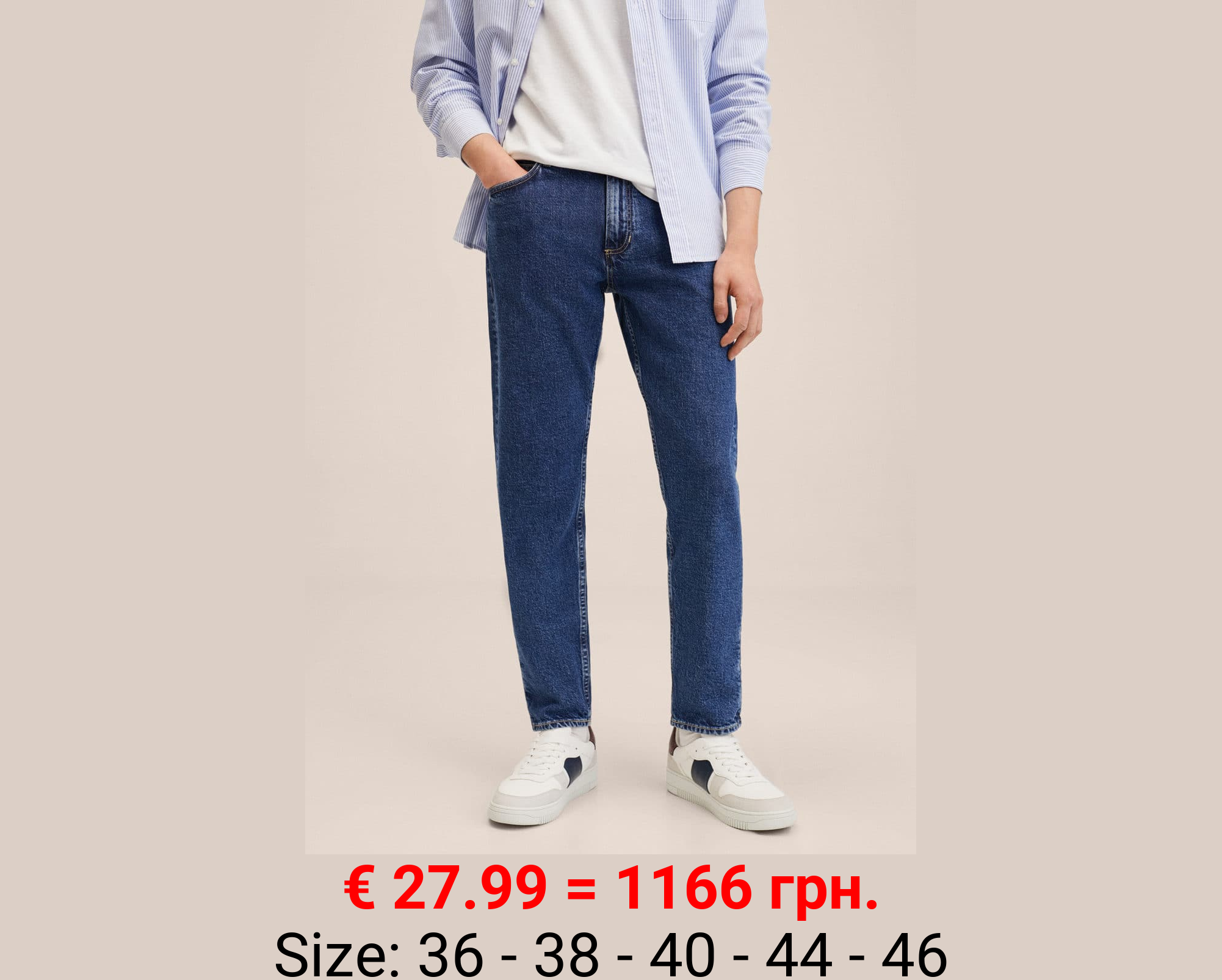 Vaqueros ben tapered cropped
