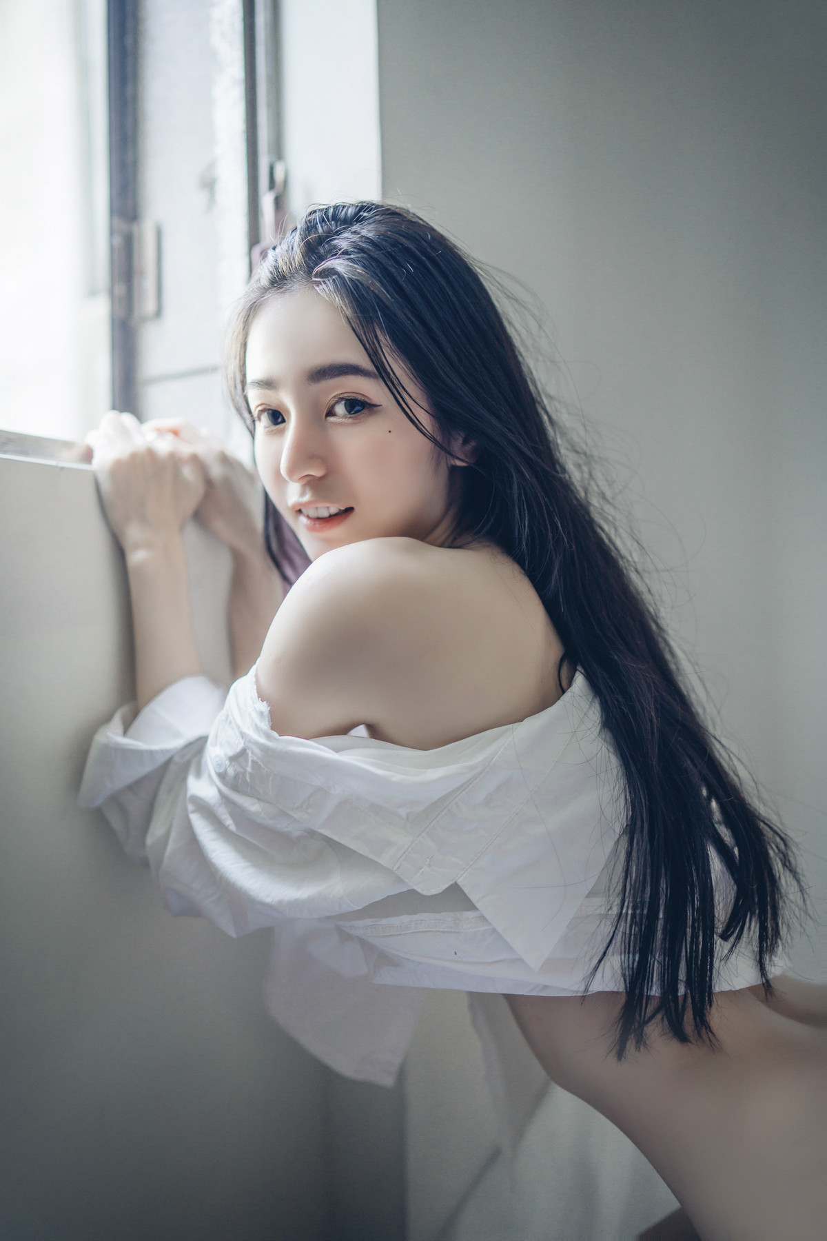 終於約到女神泡湯，浴巾一直掉，最後不穿了直接拍 S級美女-辰辰 Vol.01 42