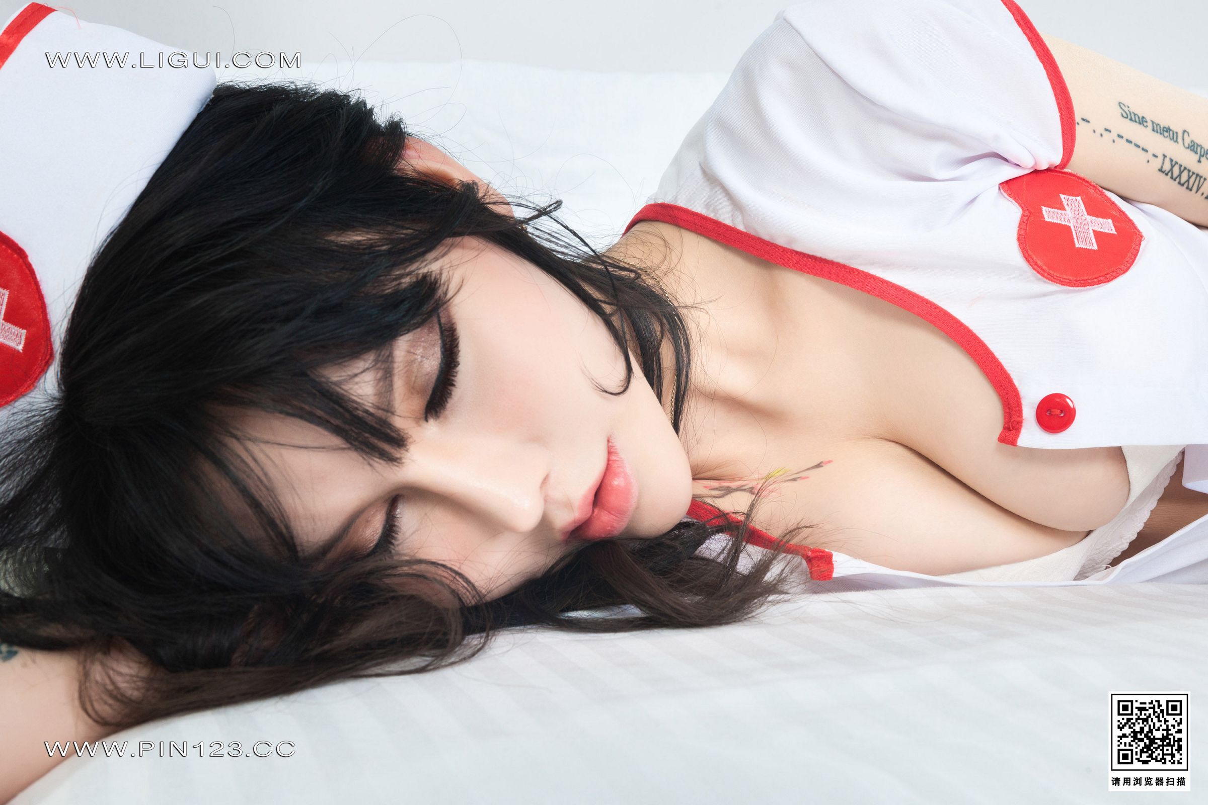 图片[39]-[Ligui丽柜]2023.04.17 《白丝天使》 猫猫-六色网