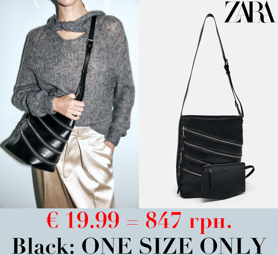 ZIPPED BUCKET BAG