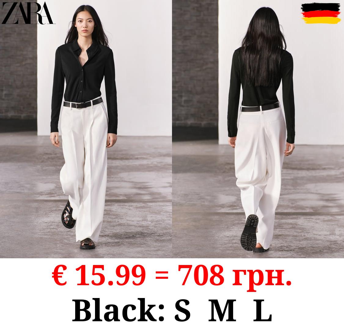 FLOWING SHIRT WITH BUTTONS