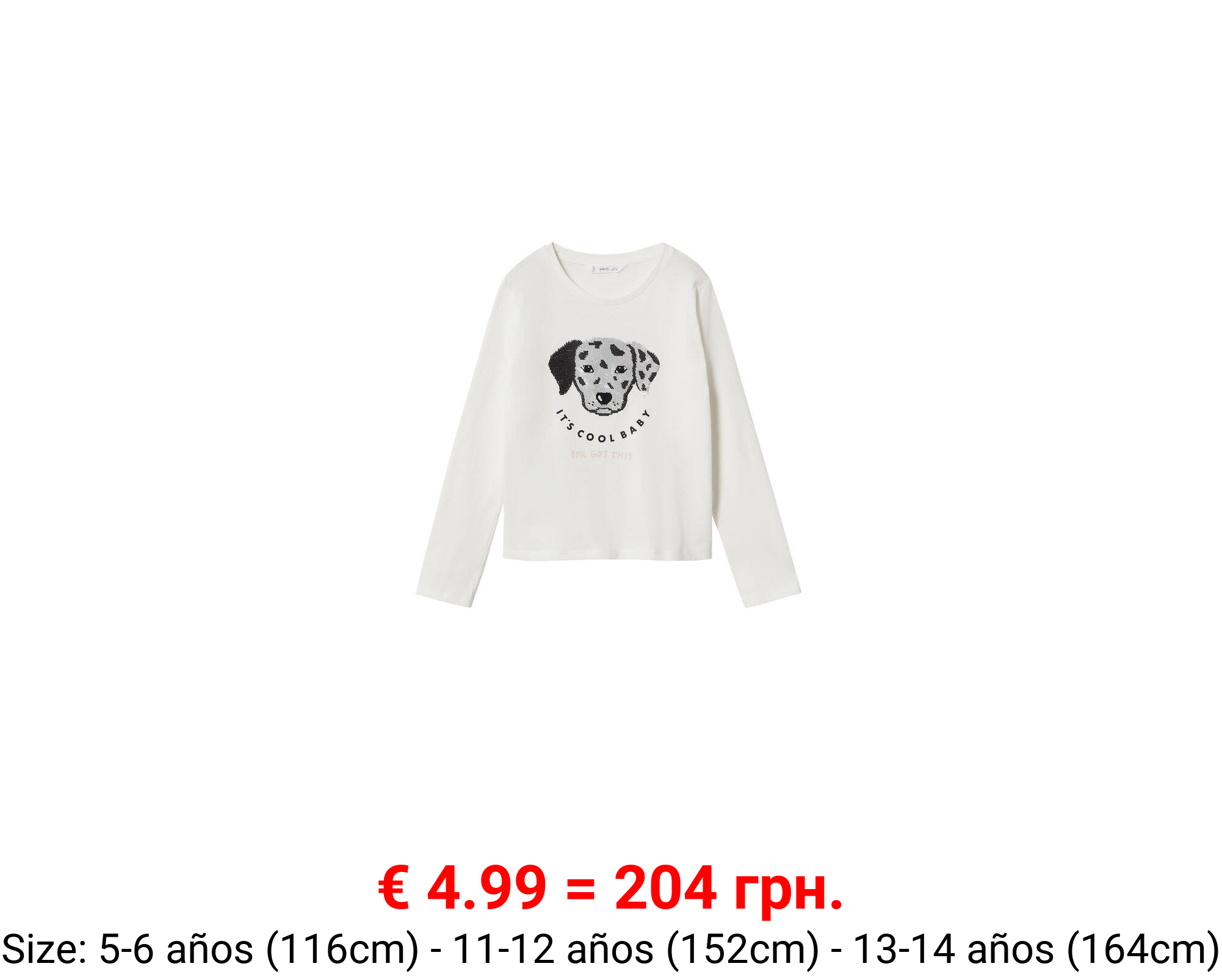 Camiseta lentejuelas reversibles